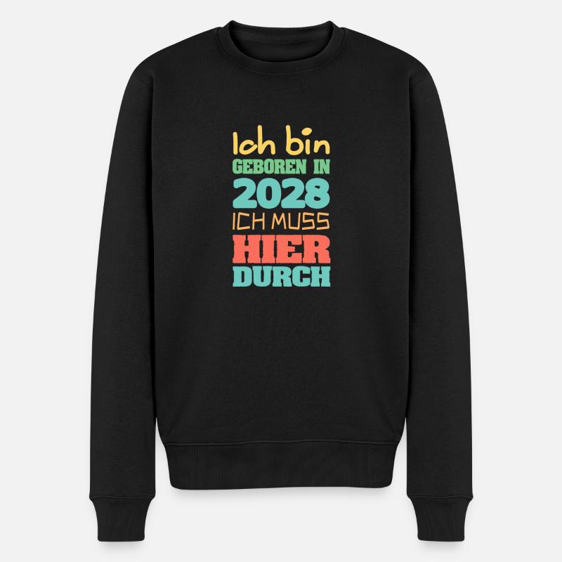 Je suis 2028 - Pull Premium bio Homme - noir