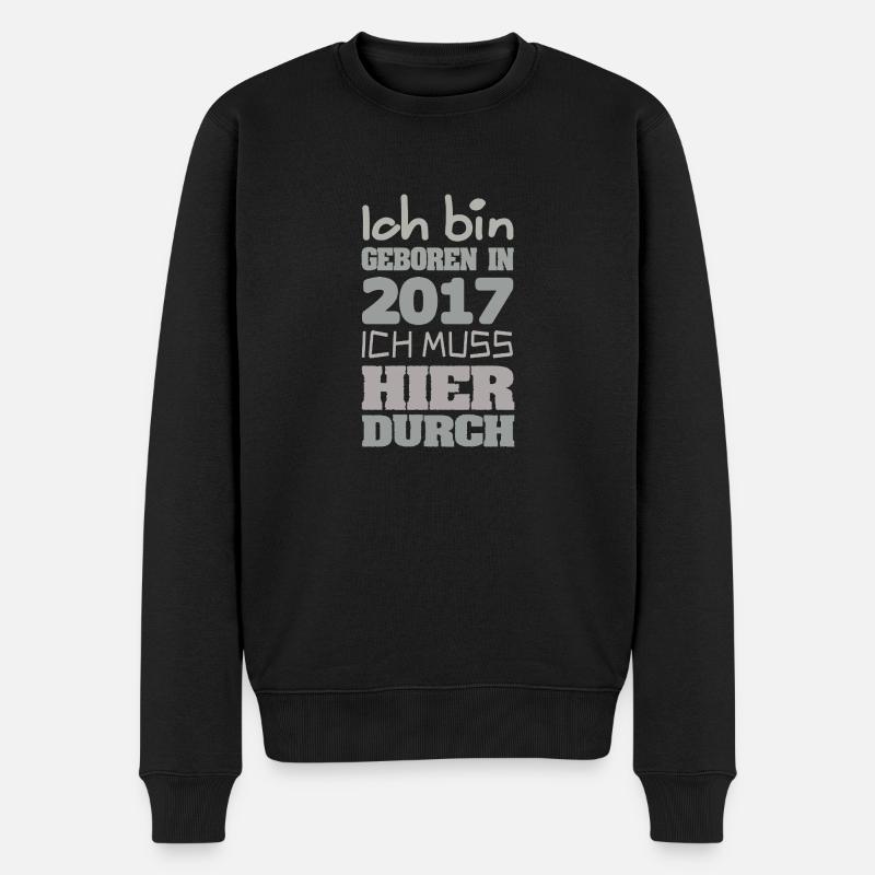 in 2017 - Männer Premium Bio Pullover - Schwarz