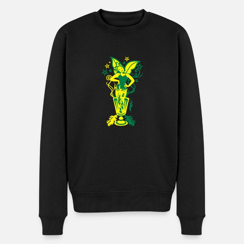 Absinthe La Fée Verte - Pull Premium bio Homme - noir
