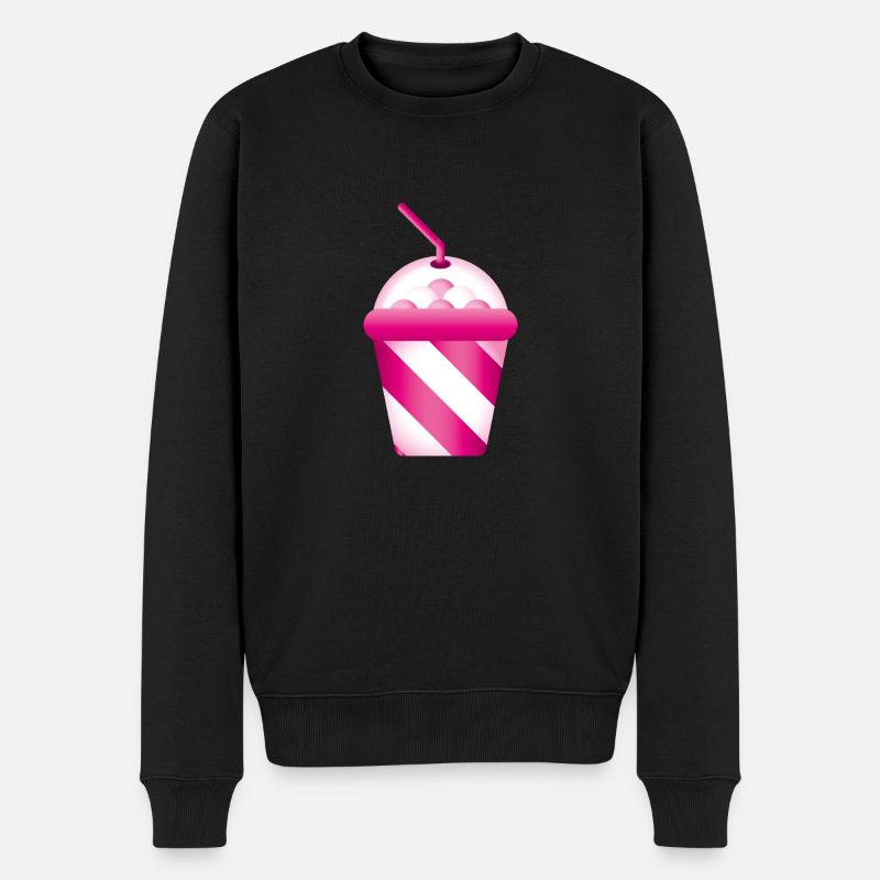 Smiley Shake - Pull Premium bio Homme - noir