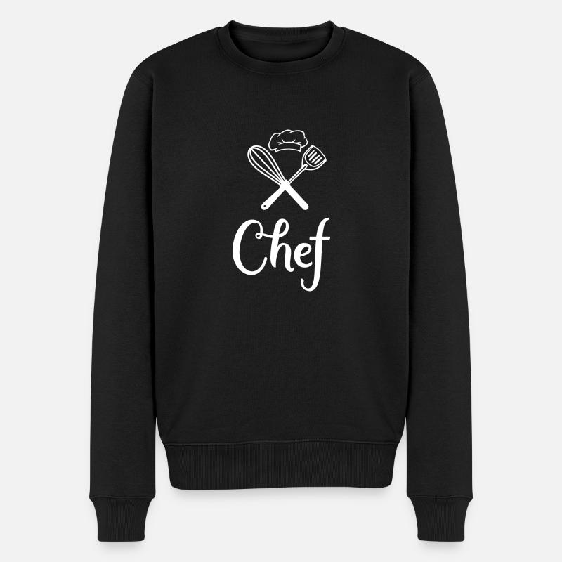 Chef de cuisine - Pull Premium bio Homme - noir