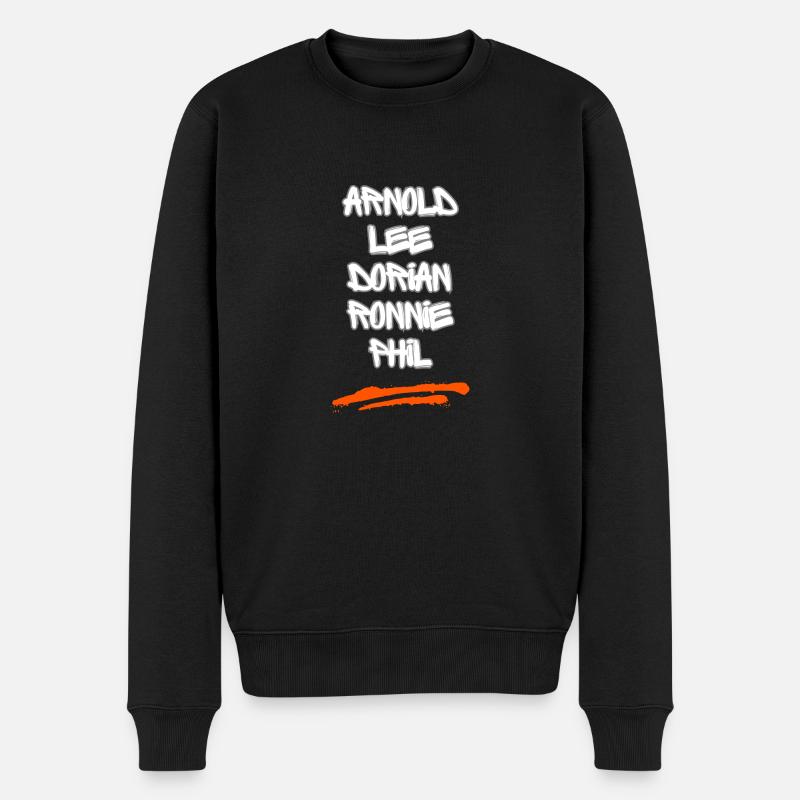 Top 5 Mr O - Männer Premium Bio Pullover - Schwarz