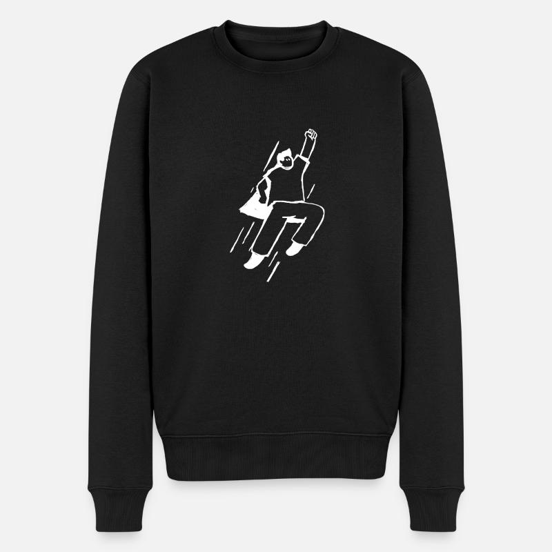 Héros, Humain - Pull Premium bio Homme - noir