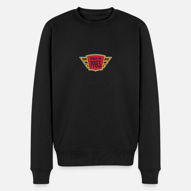 Fabriqué en 1983 - Pull Premium bio Homme - noir