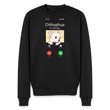 Chihuahua Chihuahueño Phone - Pull Premium bio Homme - noir - Devant - Nico (187cm)