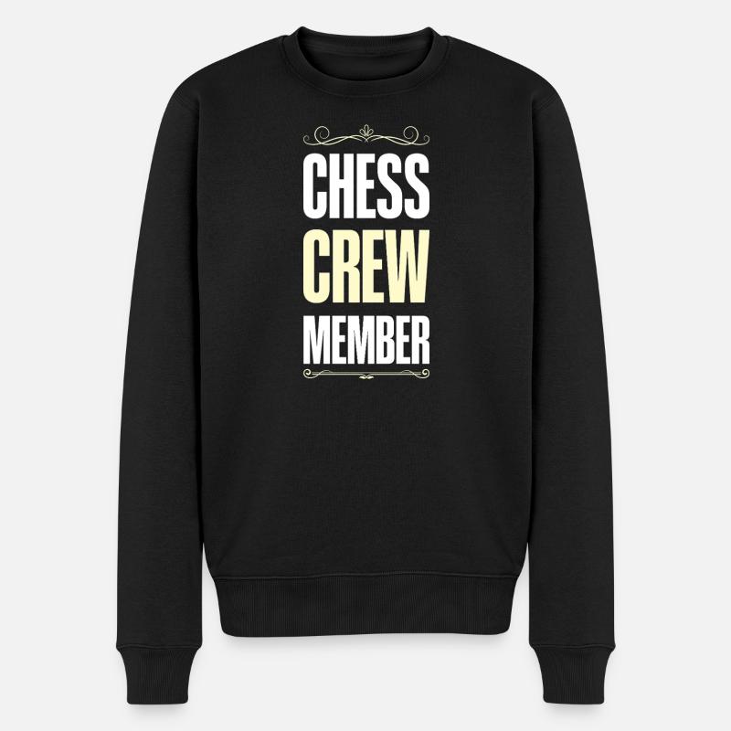 Équipe d’échecs - Pull Premium bio Homme - noir