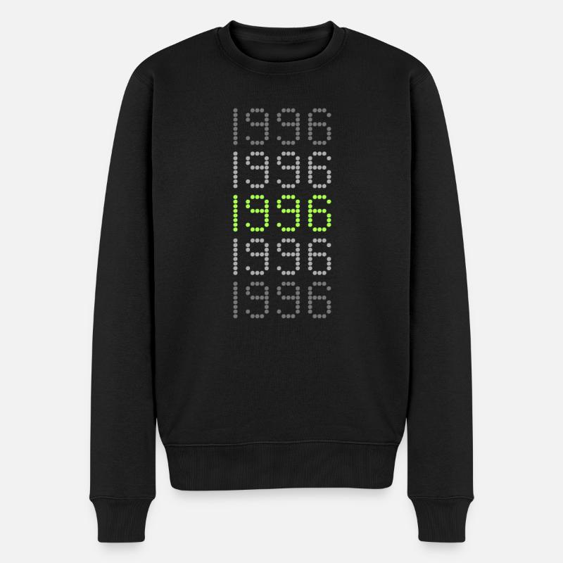 Style 1996 - Männer Premium Bio Pullover - Schwarz