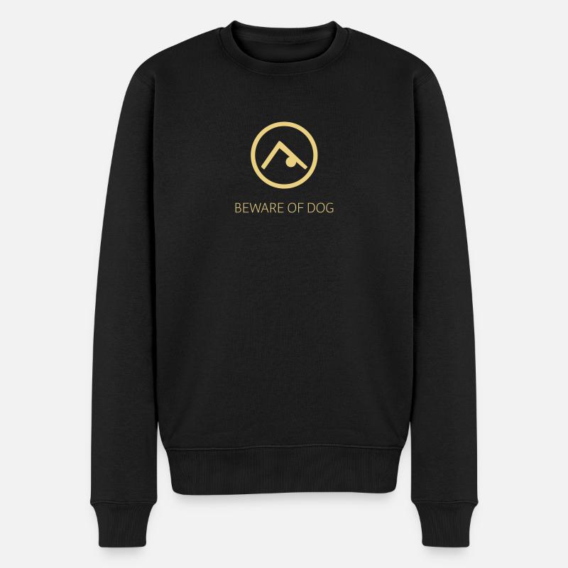 Méfiez-vous des chiens - Pull Premium bio Homme - noir