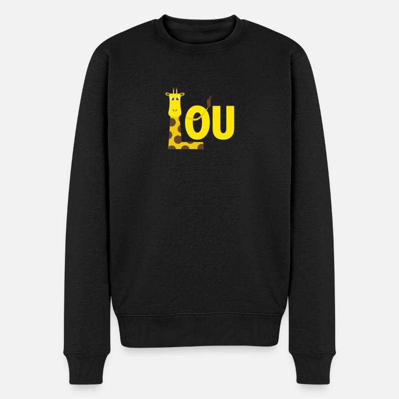 Lou - Pull Premium bio Homme - noir