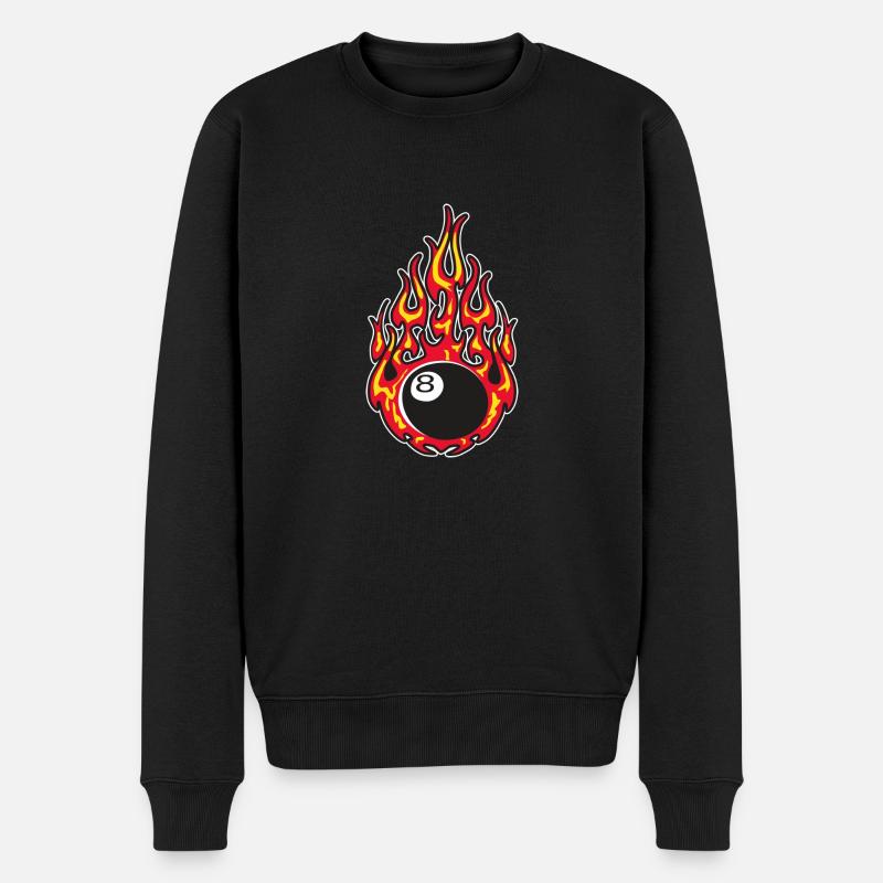 Eightball - Männer Premium Bio Pullover - Schwarz