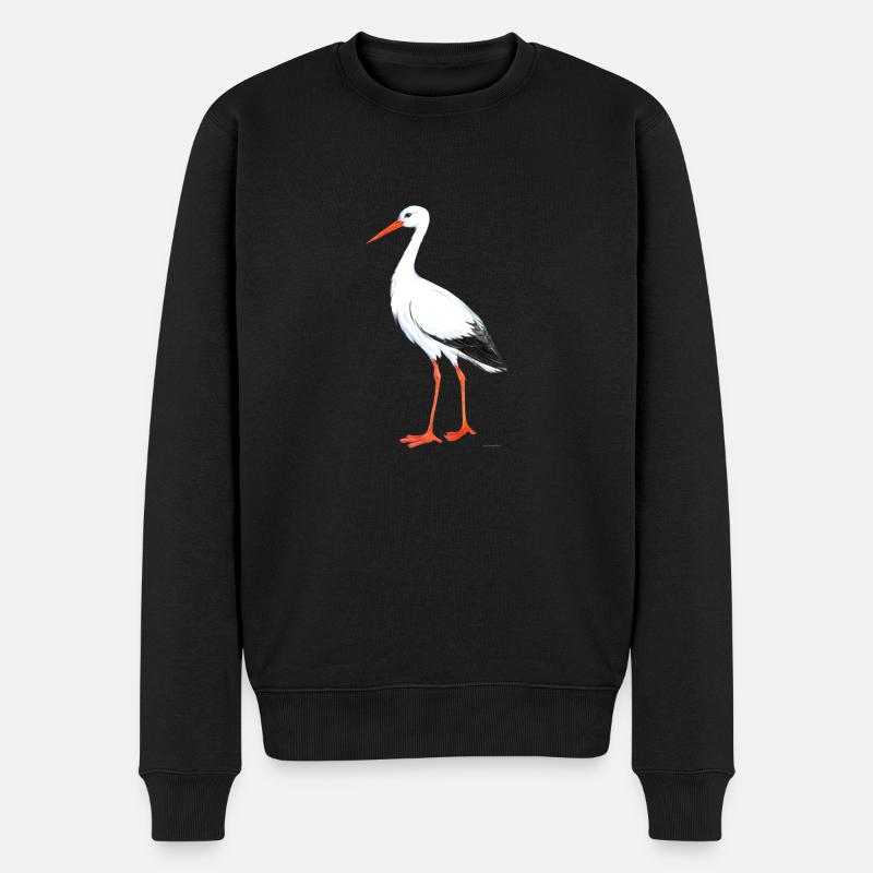 cigogne - Pull Premium bio Homme - noir