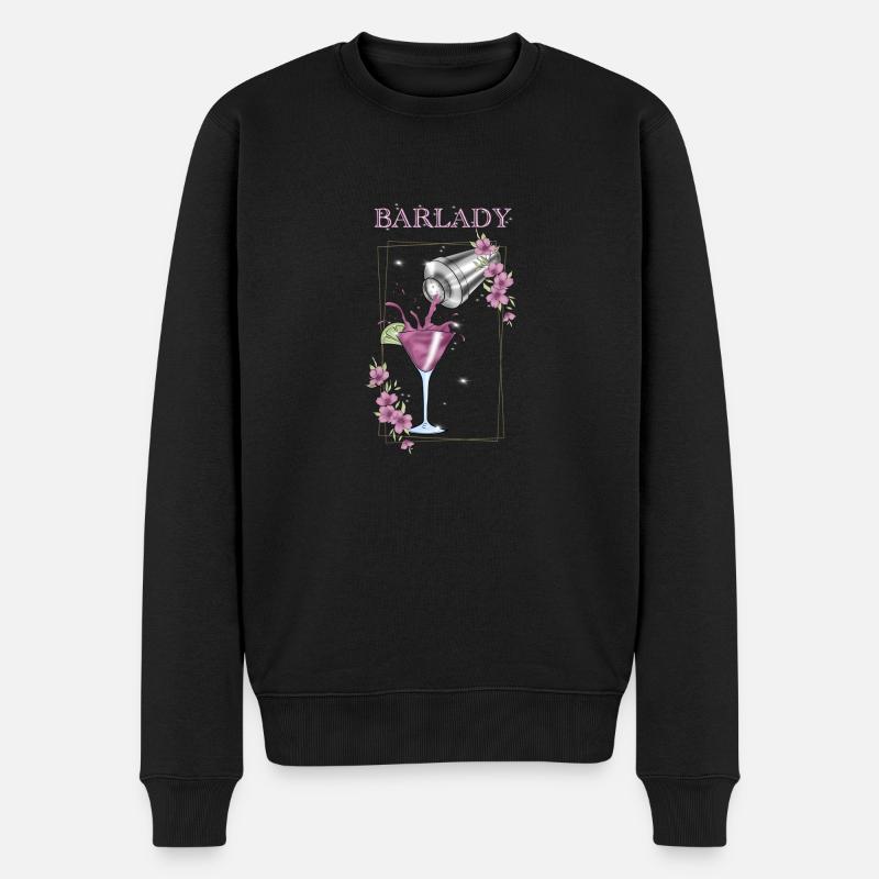 Barkeeper - Männer Premium Bio Pullover - Schwarz