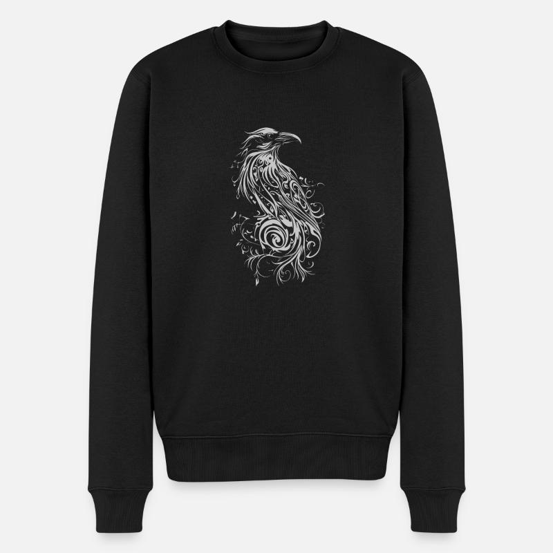 Corbeau Goth - Pull Premium bio Homme - noir