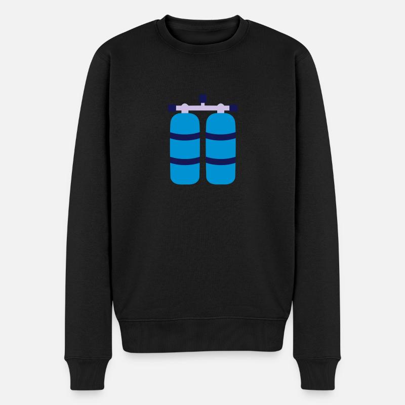 réservoirs - Pull Premium bio Homme - noir