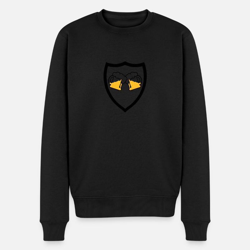 Emblème de la bière 2c - Pull Premium bio Homme - noir