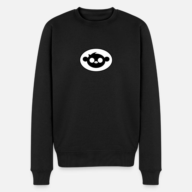 Chum Chum - Männer Premium Bio Pullover - Schwarz