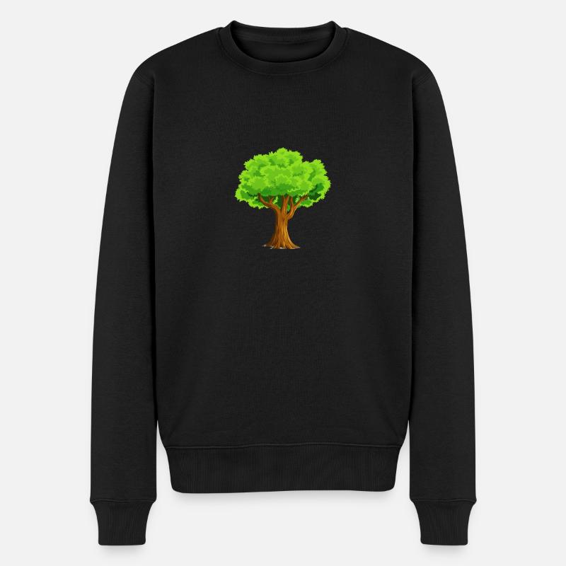 arbre - Pull Premium bio Homme - noir