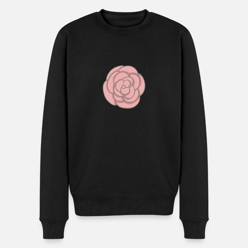 Rose - Pull Premium bio Homme - noir