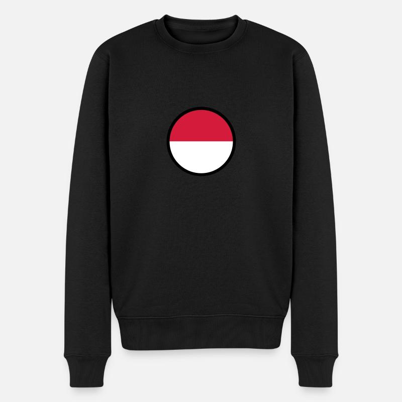 Sous le signe de l'Indonésie - Pull Premium bio Homme - noir