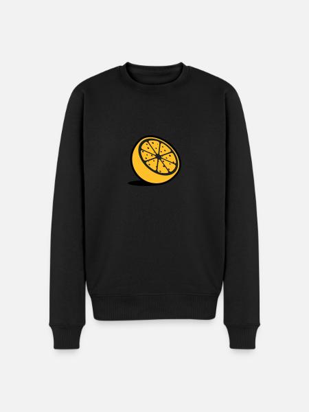 Une orange - Pull Premium bio Homme - noir