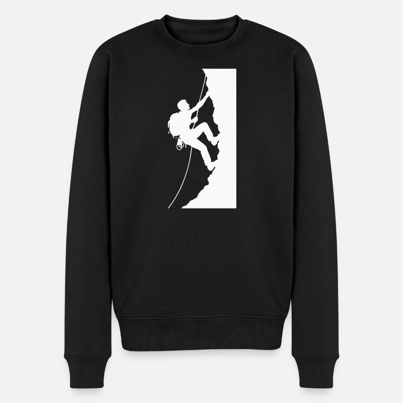 alpiniste - Pull Premium bio Homme - noir