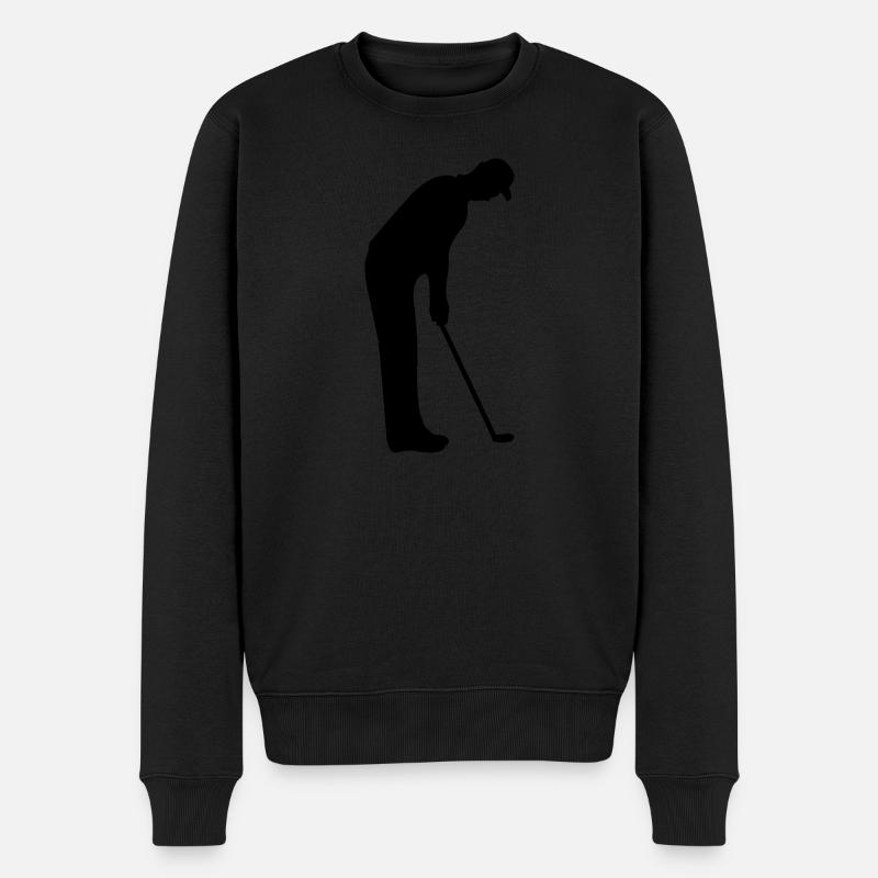 golfeurs - Pull Premium bio Homme - noir