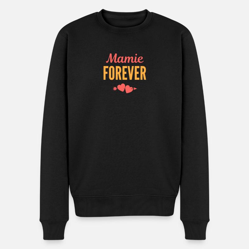Mamie Forever - Pull Premium bio Homme - noir