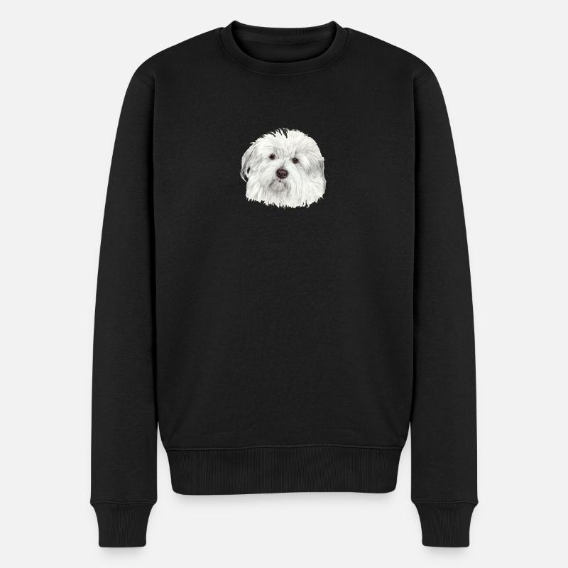 Coton-de-Tuléar - Pull Premium bio Homme - noir