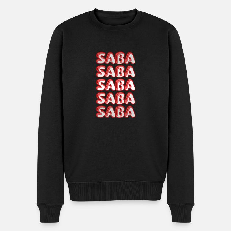 Saba comme un voyage - Pull Premium bio Homme - noir
