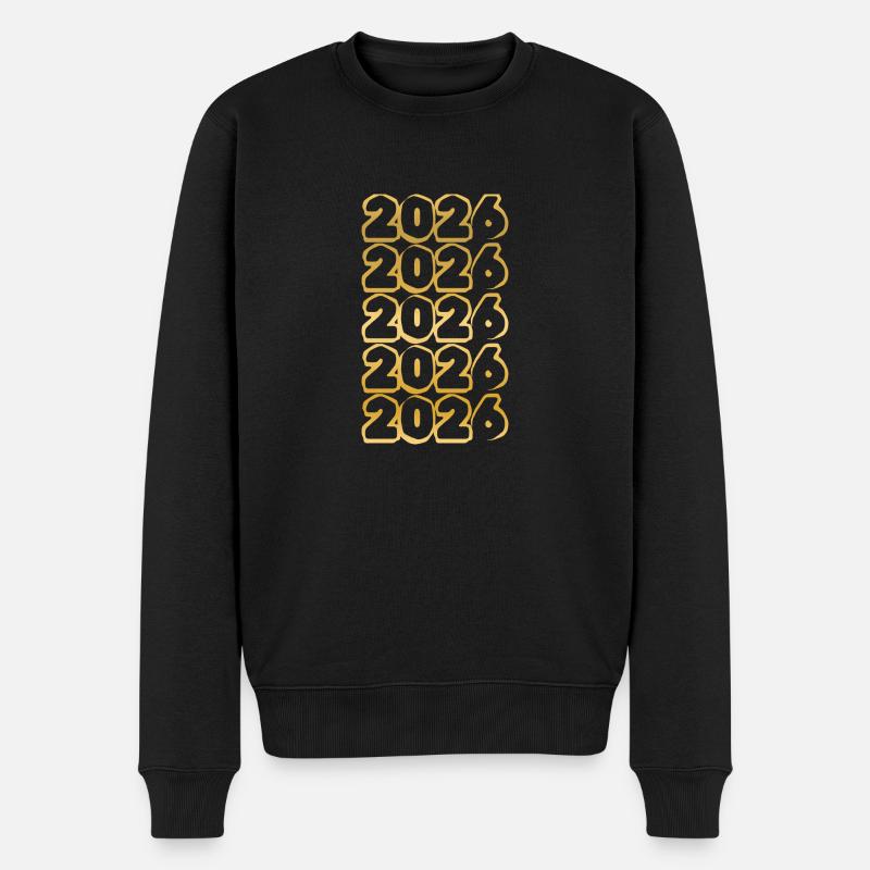 Né en 2026 - Pull Premium bio Homme - noir