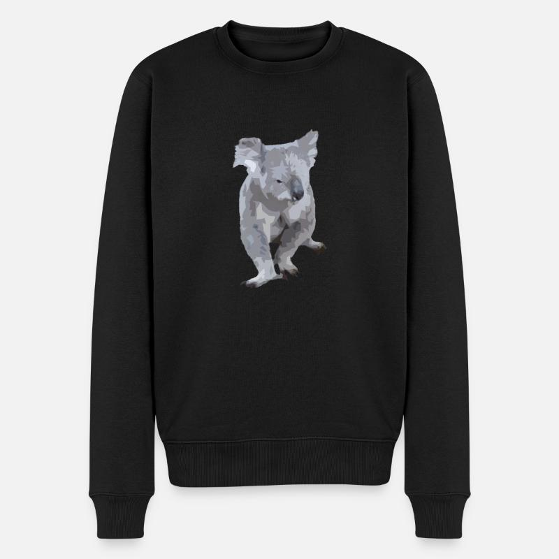Koalatitude - Pull Premium bio Homme - noir