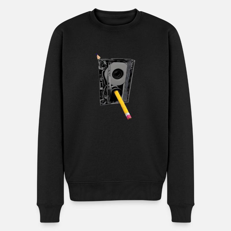 cassette - Pull Premium bio Homme - noir