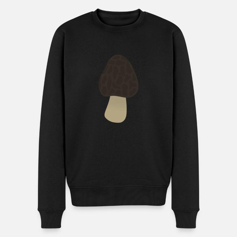 Morille - Pull Premium bio Homme - noir