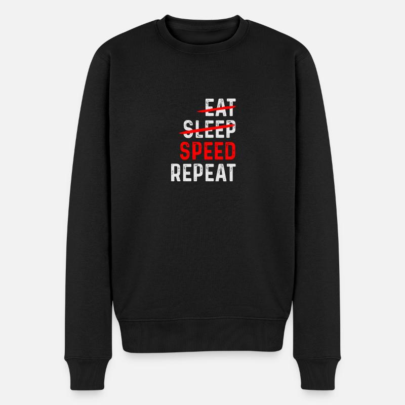 VITESSE REPEAT - Pull Premium bio Homme - noir