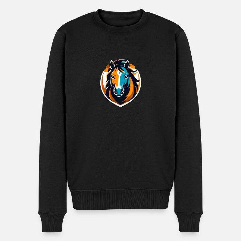 Cheval - Pull Premium bio Homme - noir