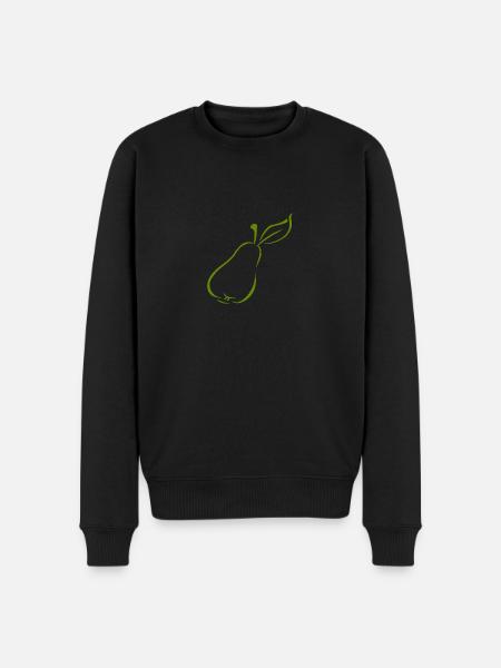 pear - Men's Premium Organic Jumper - black