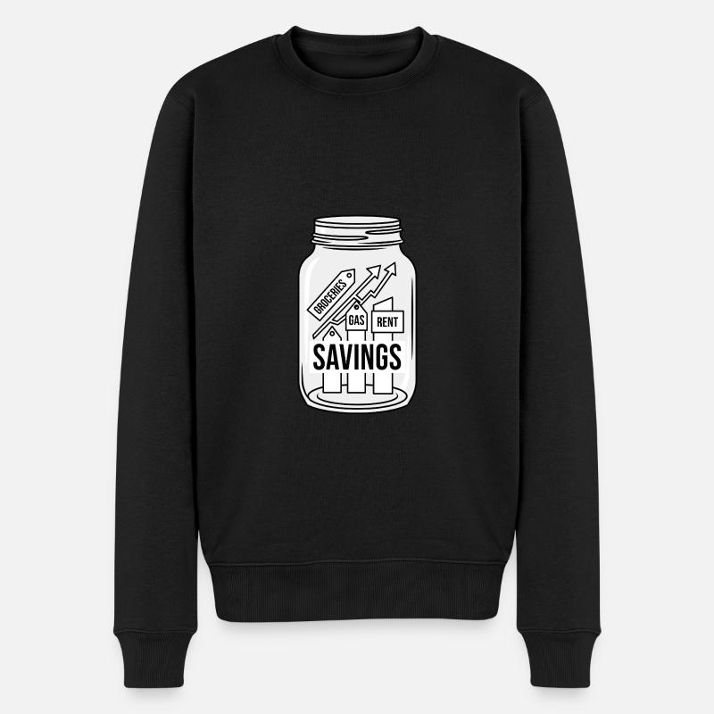 L’économie est un piège - Pull Premium bio Homme - noir