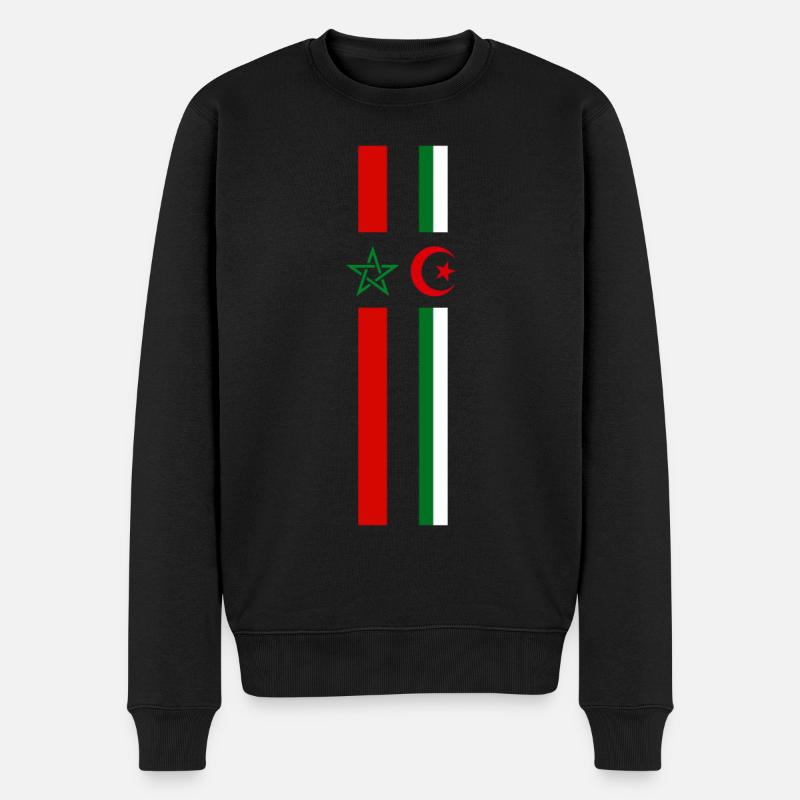 Maroc Algérie - Pull Premium bio Homme - noir