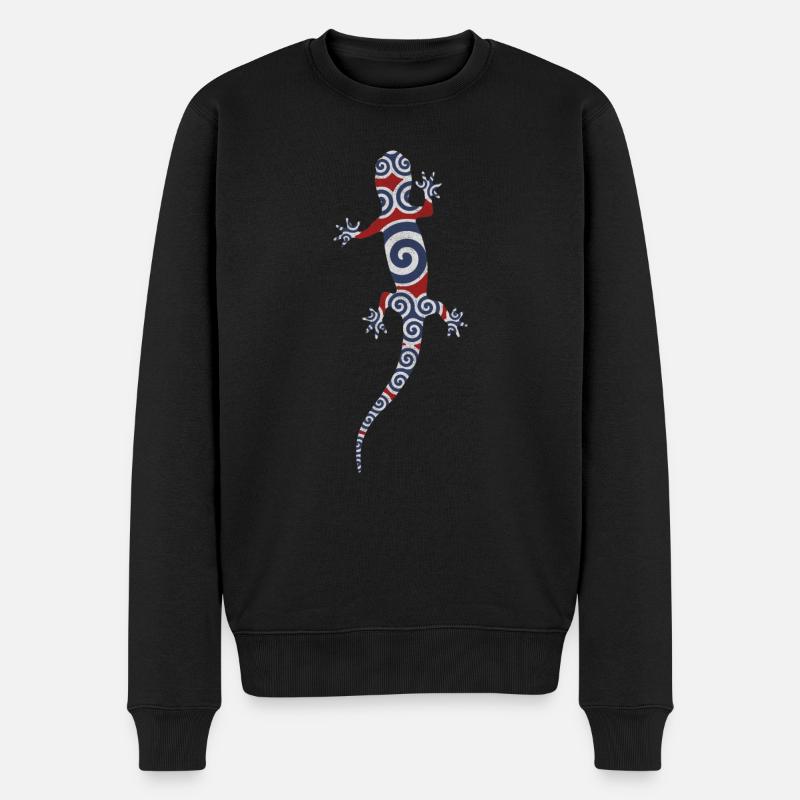 Salamander - Männer Premium Bio Pullover - Schwarz