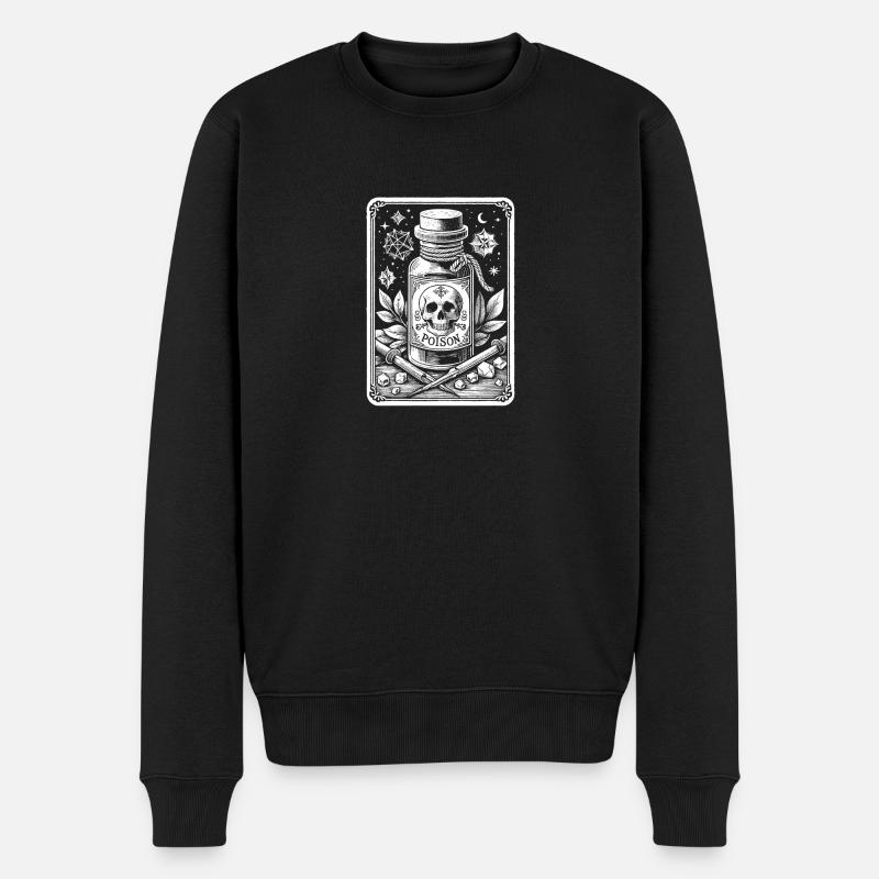 Gift-Fläschchen 1 - Männer Premium Bio Pullover - Schwarz
