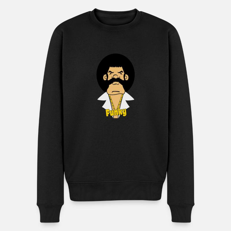 funky - Pull Premium bio Homme - noir