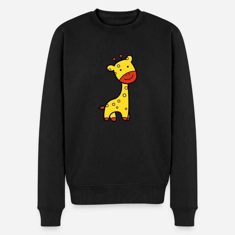 girafe - Pull Premium bio Homme - noir