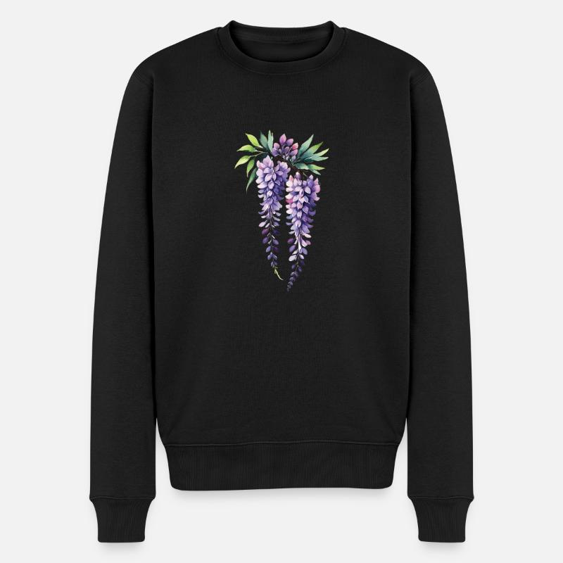 Lilas - Pull Premium bio Homme - noir