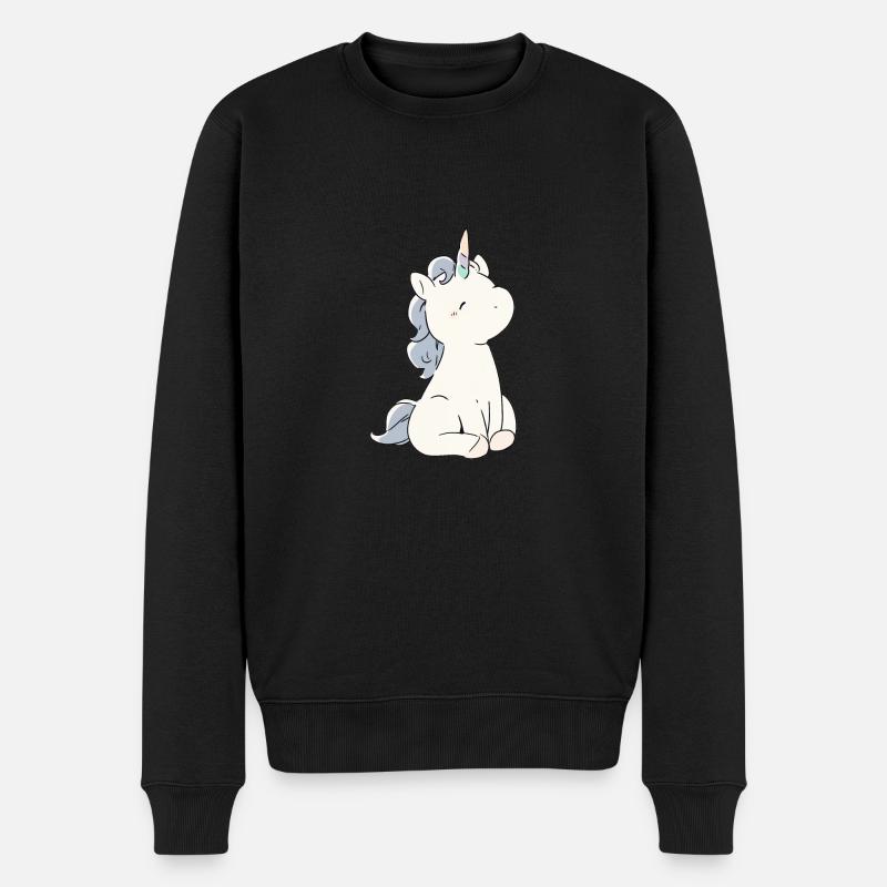 petite licorne - Pull Premium bio Homme - noir