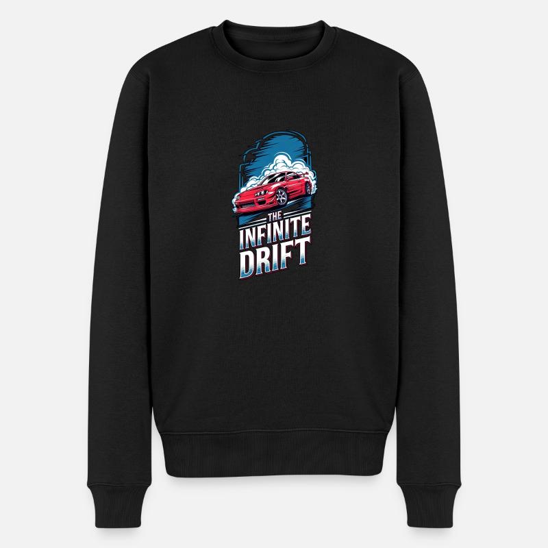 infinite drift - course voiture - Pull Premium bio Homme - noir