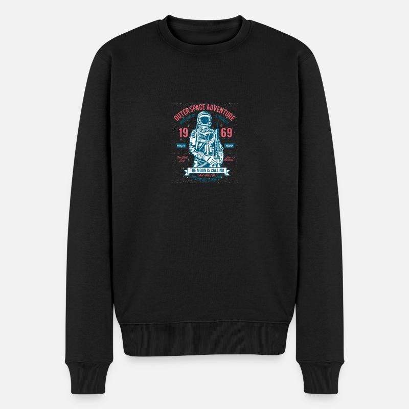 Espace extra-atmosphérique Aventure 69 - Pull Premium bio Homme - noir