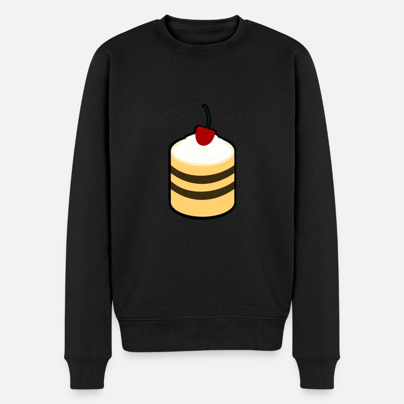 Gâteau aux cerises - Pull Premium bio Homme - noir