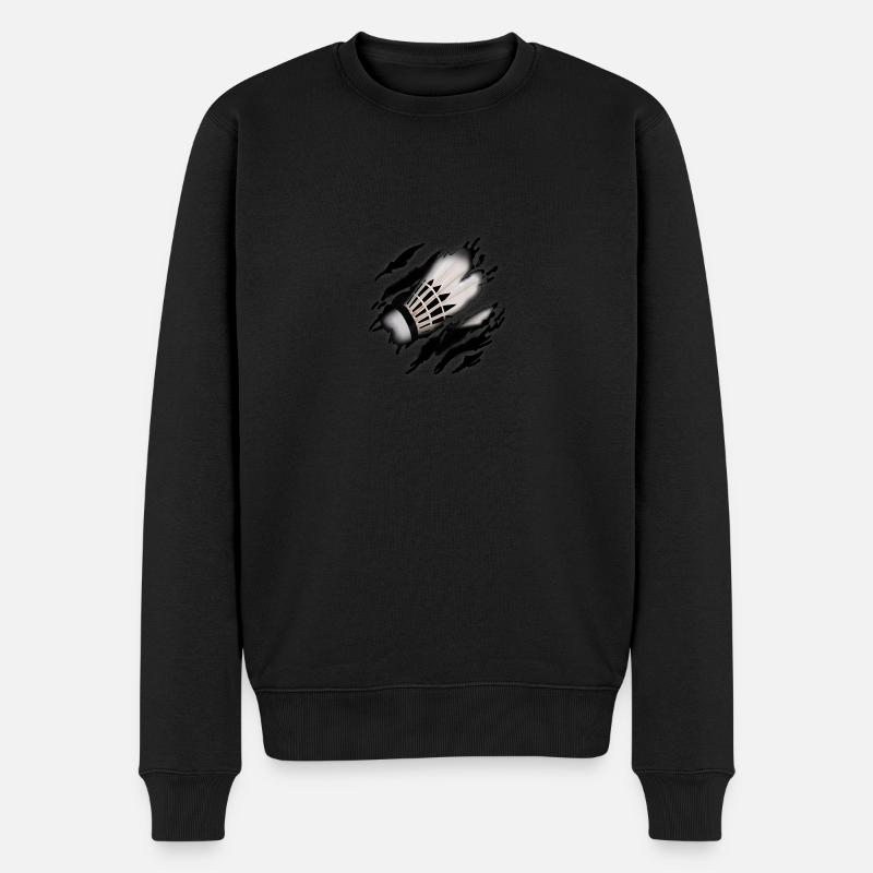 Badminton en moi - Pull Premium bio Homme - noir