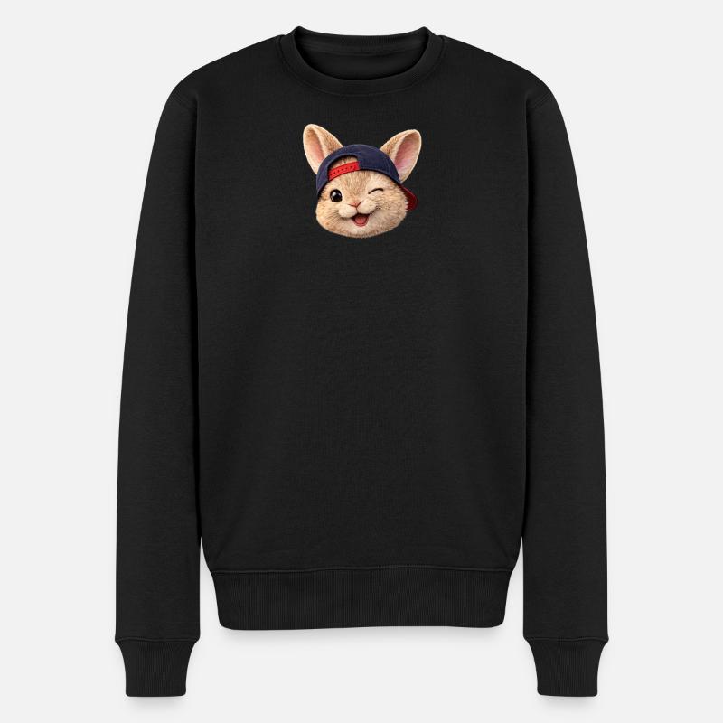 Lapin - Pull Premium bio Homme - noir