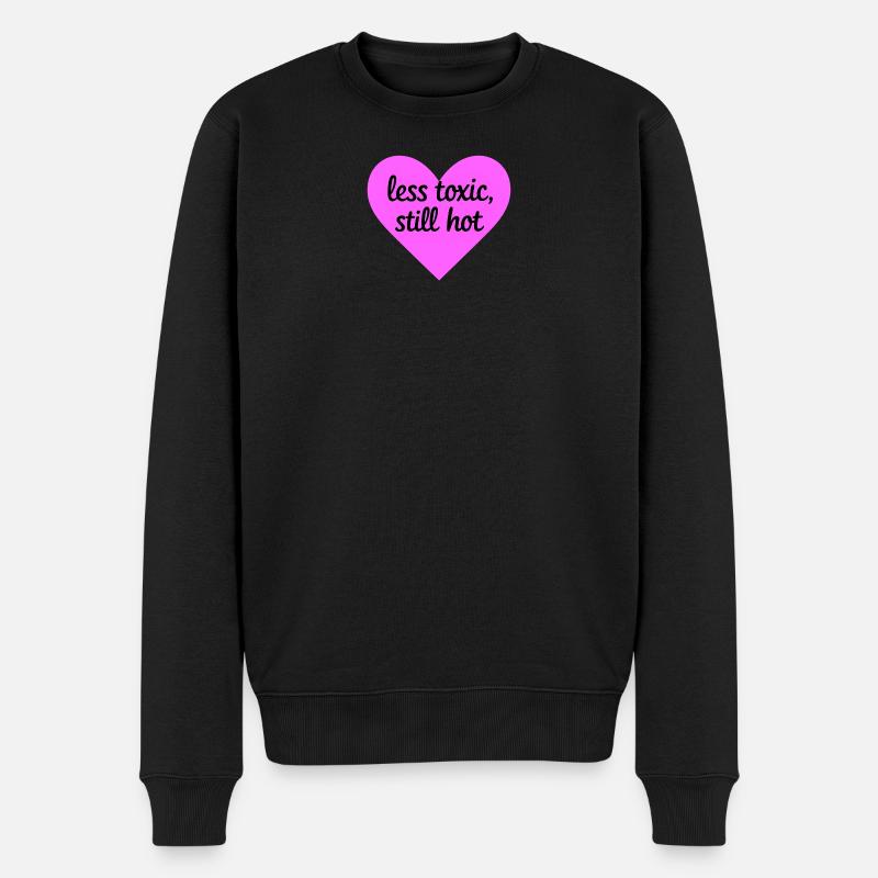 Conception de cœur encore chaud moins toxique - Pull Premium bio Homme - noir